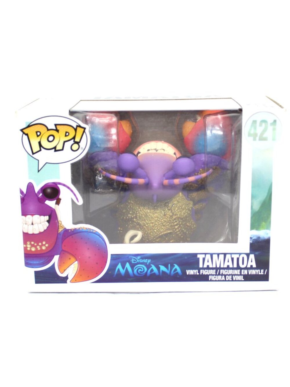 FUNKO POP DISNEY MOANA TAMATOA BOBBLEHEAD NIP UNOPENED COLLECTIBLE